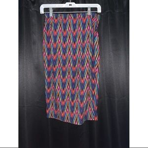 Zig Zag maxi skirt